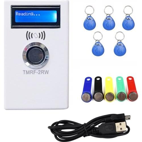 NEW-TM IButton DS1990A Duplicator Cloner Copier 125Khz T5577 RFID Reader Write RW1990 Key Token RFID/TM Keyfob Duplicator