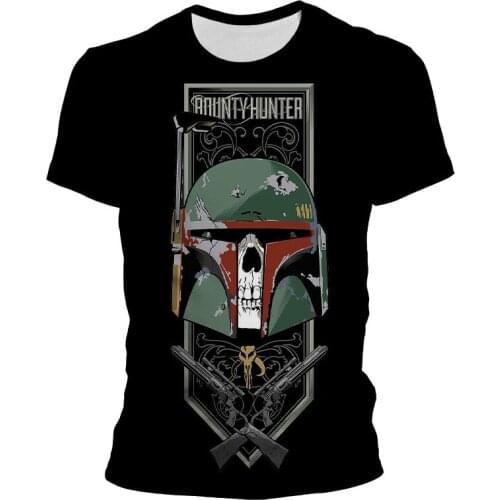 Star Wars Print New 3D Man T-shirt Summer Casual Kids Short Sleev Shirt Streetwear Male Tee Shirt Cool Boy Tops