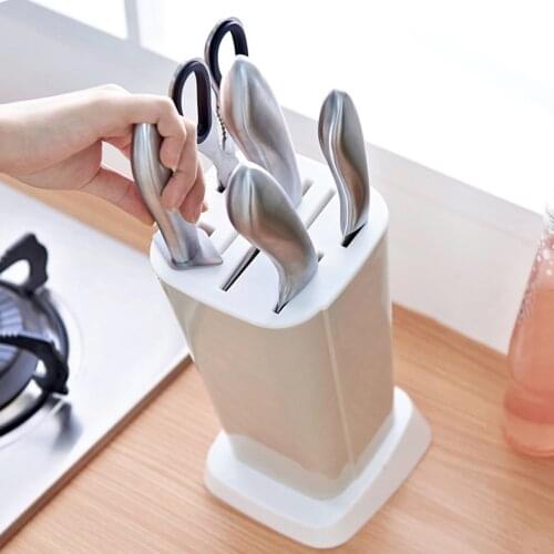 PP Material Kitchen Holder Block Display Stand Organizer