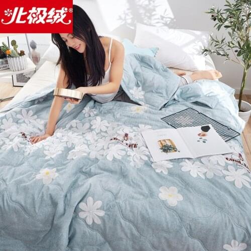 Summer cool quilt air conditioning thin summer single double washed cotton