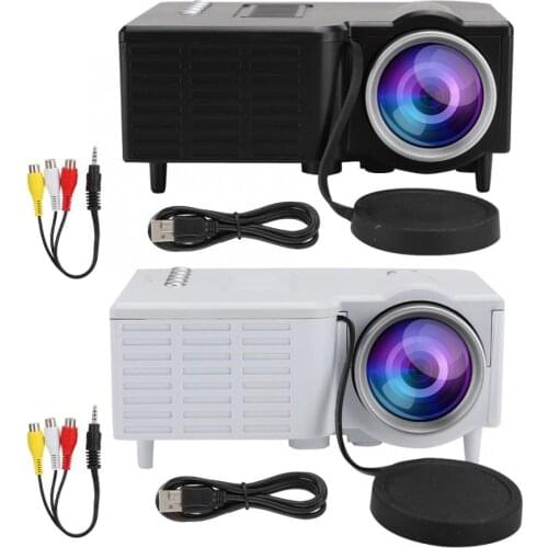 UC28c Fan + Aluminum Radiator + Eddy Air Duct Home HD 1080P Miniature Portable Projector home meeting projector
