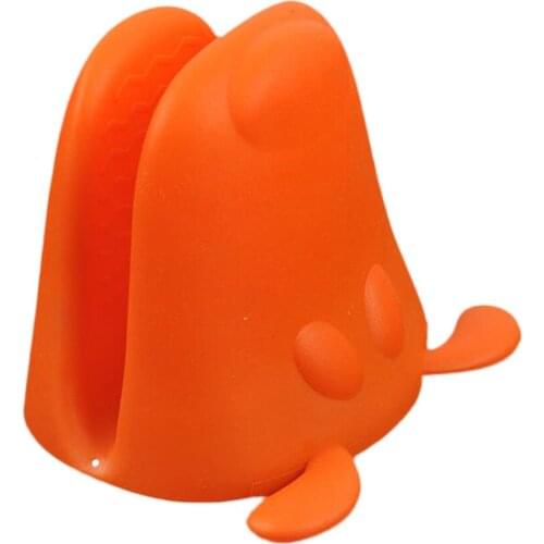 Cute Dog Barbecue Grill Gloves Pot Holder Oven Mitts Silicone Cooking Mitt,Safe Handling of Pots and Pans