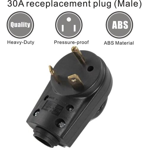TT-30P American RV High Power Connector Plug ETL Male Plug 30A 125V Car Styling