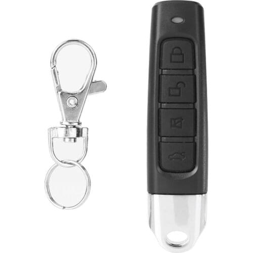 Universal 4 Keys Car Door Open Duplicator Remote Controller Electric Gate Garage Door Key Fob 433MHZ Car Accessories