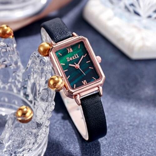 Relojes Para Mujer Ladies Leather Watch Luxury Watches Quartz Watch Marble Dial Casual Women Bracele Watch Bayan Kol Saati