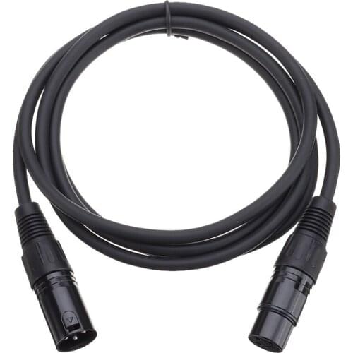 1.8 Meter Double Shielded Male to Female Extension Mic Audio Extension Cord Durable Microphone Lead XLR Patch Cable