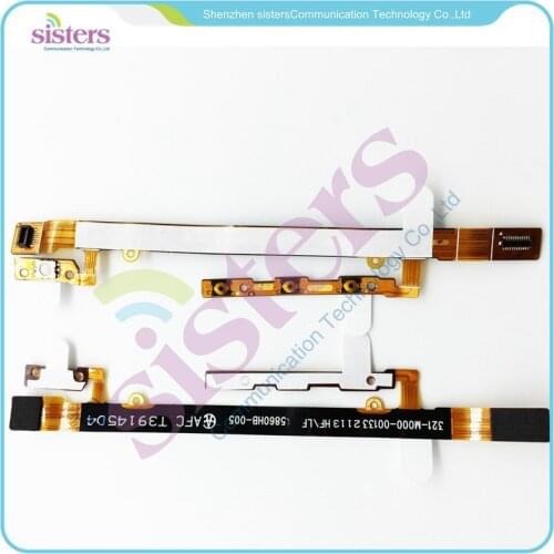 10PCS Wholesale Volume Key+Power on/off button Flex Cable For Sony Xperia C Dual C2304 C2305 S39h S39 Free Shipping