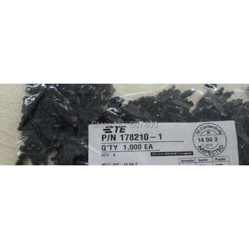 178210-1 CONN PLUG NEW RUBBER SMALL WIRE black TYCO seal TE Seal wire AMP housings connectors terminals 100% original parts