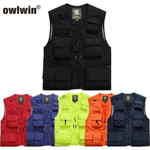 2020 Fishing Vest Mesh Vest Fishing Jacket Multifunctional Outdoor Photography Outdoor Fishing Shoulder Multi Pocket Vest