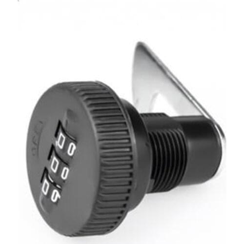 3 Digit Password Lock Motorcycle Trunk Smart Cam Custom Box File Cabinet Digital Turntable Safety Turn Tongue Round