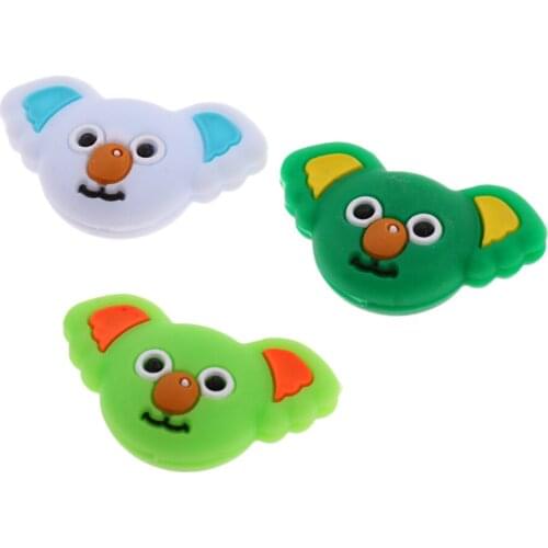 3 Pieces Cute Koala Tennis Racquet Vibration Dampener Shock Absorber Gift