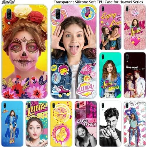 Hot Soy Luna Soft Silicone Phone Case for Huawei Mate 10 20 Lite Pro Enjoy 9S Y9 Y7 Y6 Y5 2019 2018 Pro 2017 Fashion Cover