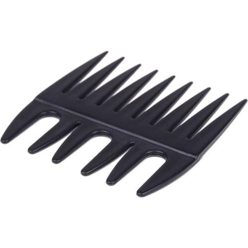 Home DIY Styling Tool Professional Double Side Tooth Combs Fish Bone Shape Hair Brush Barber Hair Dyeing Cutting Coloring Brush
