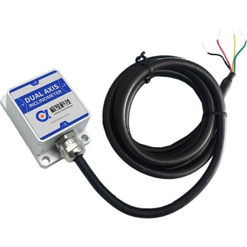 Dual Axis Inclinometer Modbus RTU Protocol RS232 RS485 TTL 2 Axis Tilt Sensor Digital Clinometer for solar tracker etc ATS722
