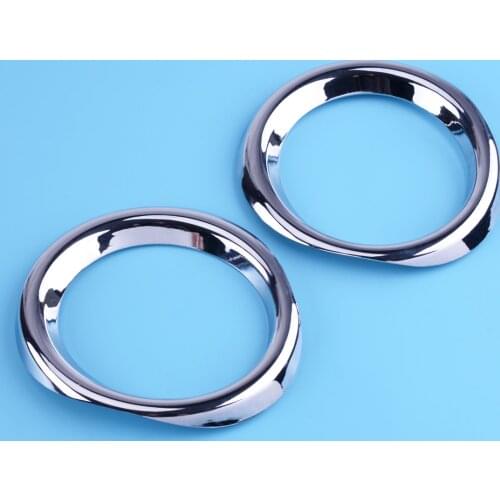 Car Front Fog Light Lamp Ring Cover Trim Chrome high performance ABS Fit For Toyota C-HR CHR 2016 2017 2018 Accessories