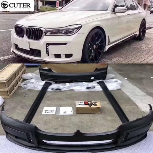 G11 G12 WD style Car body kit front bumper Rear bumper side skirts For BMW G11 G12 WALD style 2018