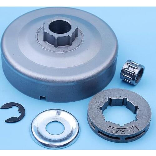 3/8"-7T Clutch Drum Rim Sprocket Kit For Stihl MS271 MS291 MS 271 291 MS271C MS291C Chainsaw Small 7 Spline Replacement Parts