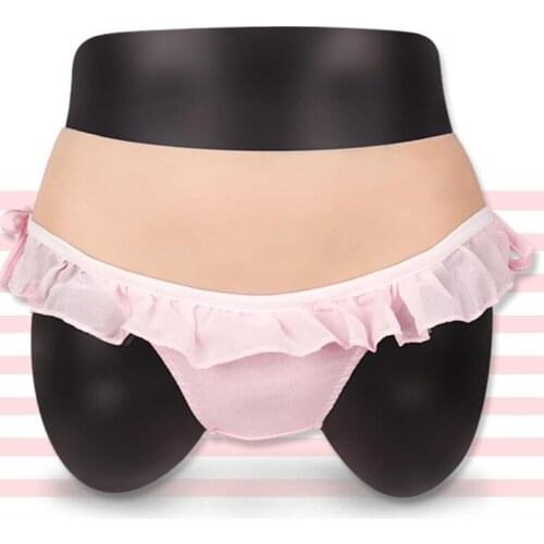 Liifun Realistic Silicone Fake Vagina Panties Buttocks Soft Enhancer Underwear For Crossdresser Transgender Drag Queen Shemale