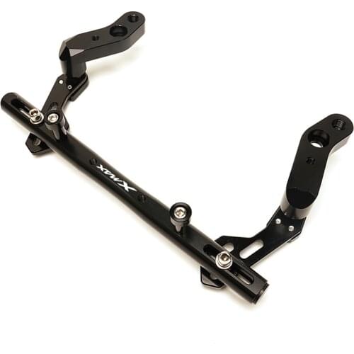 Motorcycle CNC Aluminum Cross Bar Balance Handlebar Damper Levers mobile phone stand For Yamaha XMAX 250 XMAX 300 XMAX 125 400