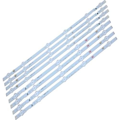 New Kit 8 PCS LED backlight strip for 55PFL5601 55W5S1P 55W6S1P LB55084 VDULEDLXT006 VDULEDLXT005 UDULEDOGS059 UDULEDOGS060