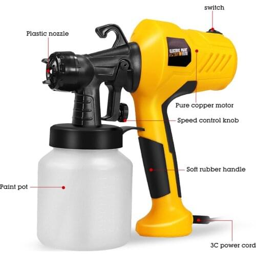 220V 400W Spray Gun Craft Chocolate Cake Painting Tool Spray Model Gun Airbrush Electric Paint Sprayer Painting Sprayers Guns