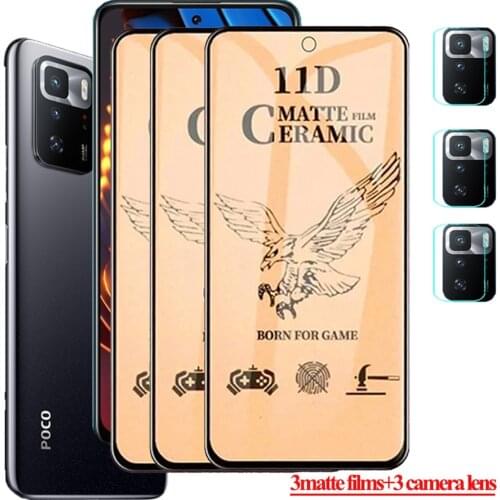 Poco X3 GT 5G Screen Protector for Poco X3GT Matte Tempered Glass Poco X 3 GT Pro NFC Ceramic Film Xiaomi Poco X 3 GT 5g Frosted