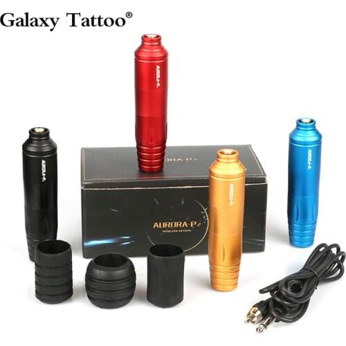 Profissional Rotary Aurora P2 Tattoo Motor Machine Pen Aluminum Alloy Permanent Makeup Eyebrow Body Art Tattoo Gun High Quality