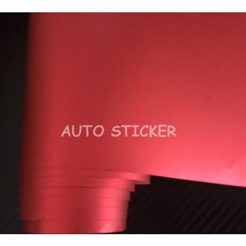Retailing 10/20/30/40/50cm*152cm Hot Red Metallic Matt Vinyl wrap Car Wrap With Air Bubble Free Car Wrapping Sticker Foil