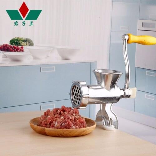 Meat Grinder Manual Aluminum Alloy Household Multi-Function Food Processor Noodle Sausage Grinding Powder Kitchen Meat Chopper