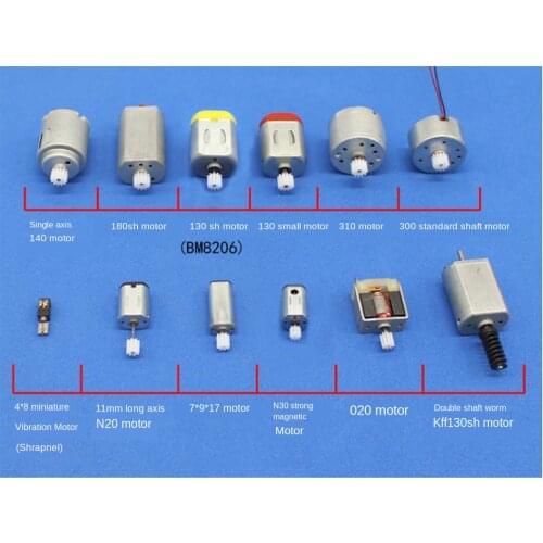 DIY Hand-made Model Toy Parts for Motor Gear Pack Technology Small Manufacturing Materials Micro DC Small Motor