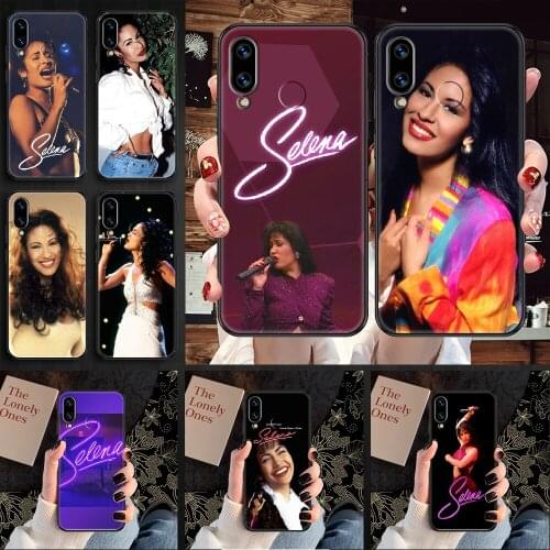 Selena Quintanilla Phone case For Huawei Honor 6 7 8 9 10 10i 20 A C X Lite Pro Play black silicone coque tpu waterproof art