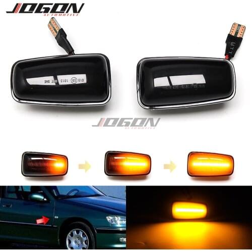 LED Dynamic Turn Signal Light Side Marker For Peugeot 406 106 306 806 Expert 1 Partner For Fiat Scudo Ulysse For Citroen XM ZX