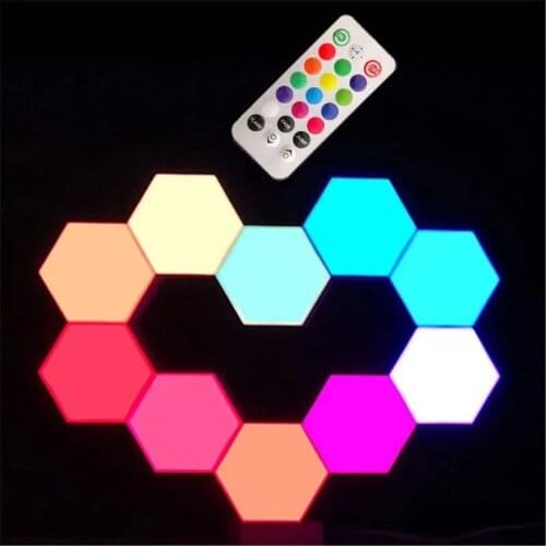 LED touch light RGB Night Light Modular Touch Sensitive USB rechargeable Lighting Magnetic Festival DIY Decor Indoor Lighting