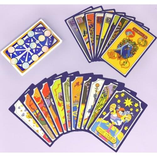 Japan Anime JoJos Bizarre Adventure Dio Jotaro Kujo Joseph Star Platinum Tarot Card Collection with Metal Box