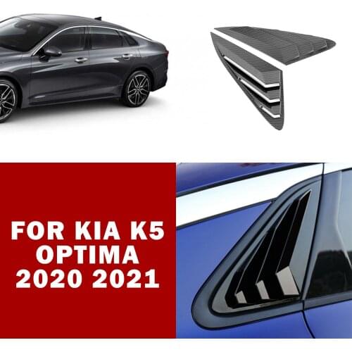 1 Pair Car Side Vent Window Louver Trim Cover Car Modification for Kia K5 Optima 2020 2021