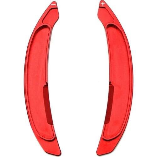 1 Pair Sports Matte Red Steering Wheel Paddle For Mitsubishi 2008 To 2016 Lancer Evolution Evo X 10 Outlander Dropshipping New