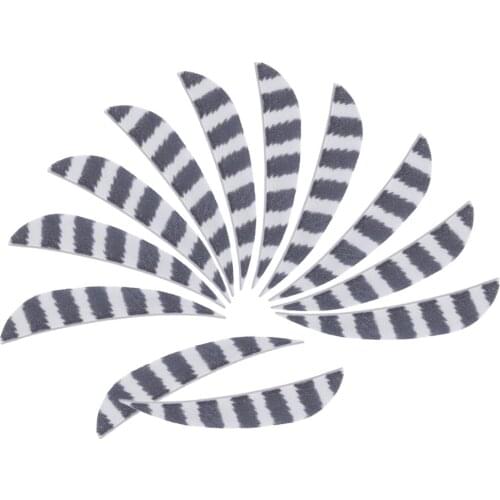 12pcs 4in Right Wing Archery Turkey Fletching Feathers for DIY Carbon Arrows