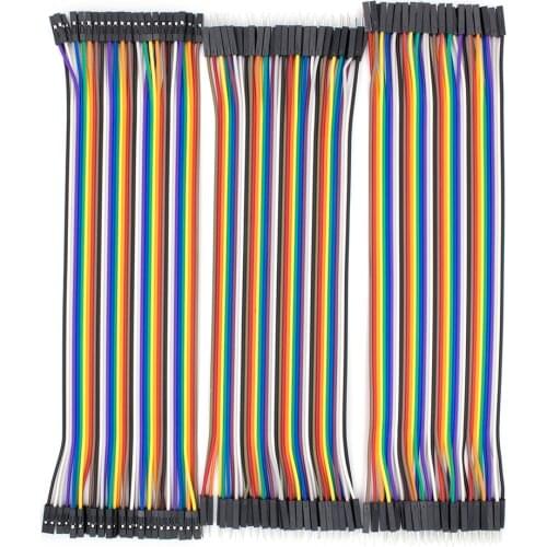 2.54mm Dupont Line 20cm 10cm 40Pin Male to Male+Female to Male + Female to Female Jumper Wire Dupont Cable DIY KIT