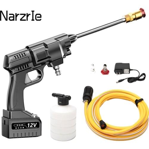 Wireless Electric Car Washer Gun High Pressure Cleaner Foam Nozzle For Auto Cleaning Care Cordless Protable Car Wash Spray