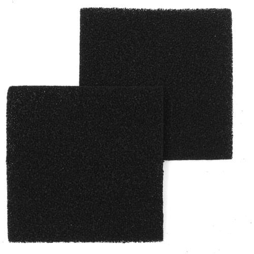 2Pcs/Set 13cmx13cm Square Activated Carbon Filter Foam Sponge Air Impregnated Sheet