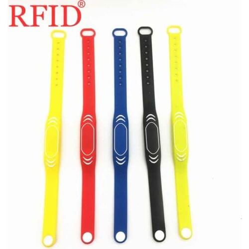 ID 125khz EM4100 Read Only Adjustable Wristband RFID Access Control Card Waterproof Wrist Band Bracelet Tag Many Color Select 1