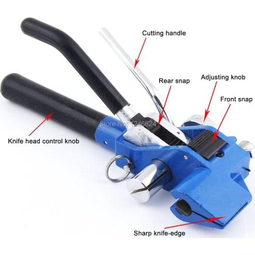 Stainless Steel Casting Strap Cable Tie Fasten Tools HS-002 Hand Tension And Cut Zip Ties Tool