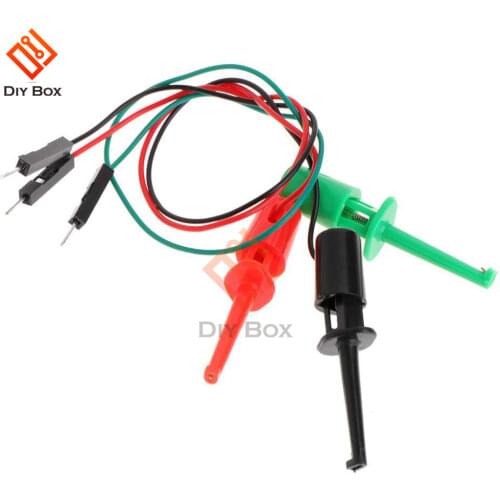 Test Hook With Male Head DuPont Line Transistor Tester Test Hook For Electrical Test Work Hook Type Test Clip Instrumentation