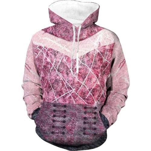 Descendants 3 Mal Carlos Costume Clothing Hoodie Sweatshirt Woman Hooded Hoody Adult Fashion Halloween Costumes Tops Coat