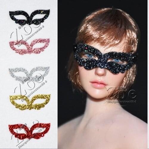 KZMS01 1/6 Female Prom Mask Blindfold Decoration Accessories Fit 1:6 Woman Head Sculpt