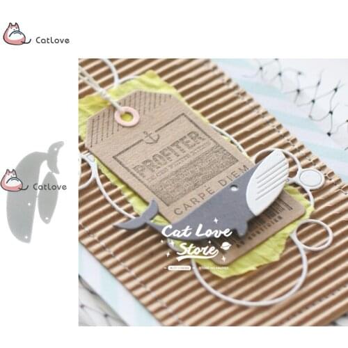 Whale Animal Metal Cutting Dies Stencils For DIY Scrapbooking Paper Card Decorative Craft Dies Embossing Die Cuts New 2019