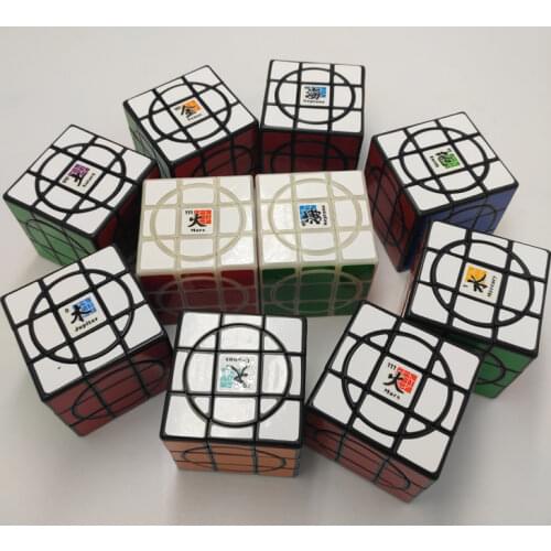 Shengshou Rainbow 3x3 cube Cubo Magico Speed Cube Twist Puzzle Educational Toy for Children Drop Shipping