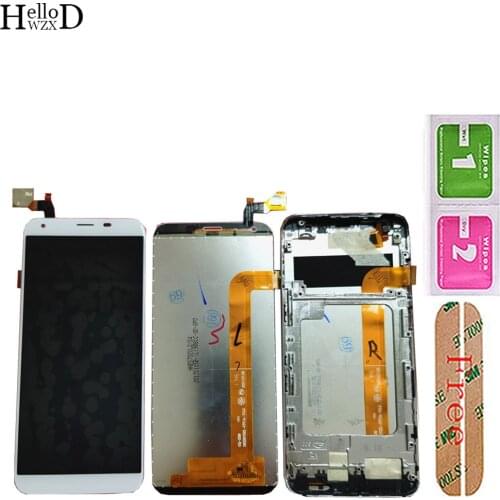 Mobile LCD Display For Oukitel K5 LCD Display + Touch Screen Digitizer Assembly Repair Parts Adhesive LCD Glass Tools
