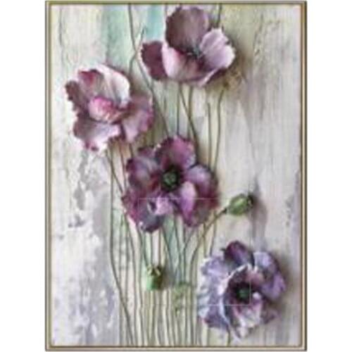 Colorful lotus 5D Diamond Painting Drill Square Animal 5D Diamond Embroidery Rhinestone abstract flower Picture Mosaic