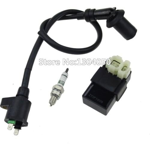New Performance Ignition Coil AC CDI A7TC Spark Plug For GY6 50cc 125cc 150cc Scooter ATV new